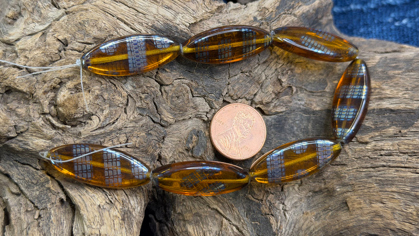 Vintage Czech Glass Strand