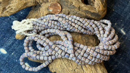 Indonesian Glass Bead Strand - 5mm - 7mm - 24"