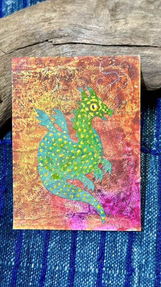 Here Be Dragons Collage by Andrew Thornton — Aubrey