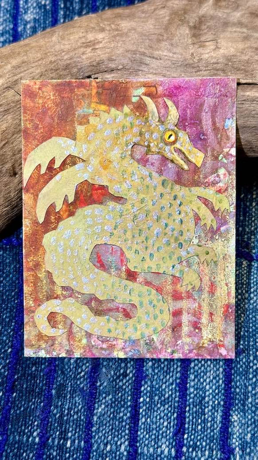 Here Be Dragons Collage by Andrew Thornton — Lennox