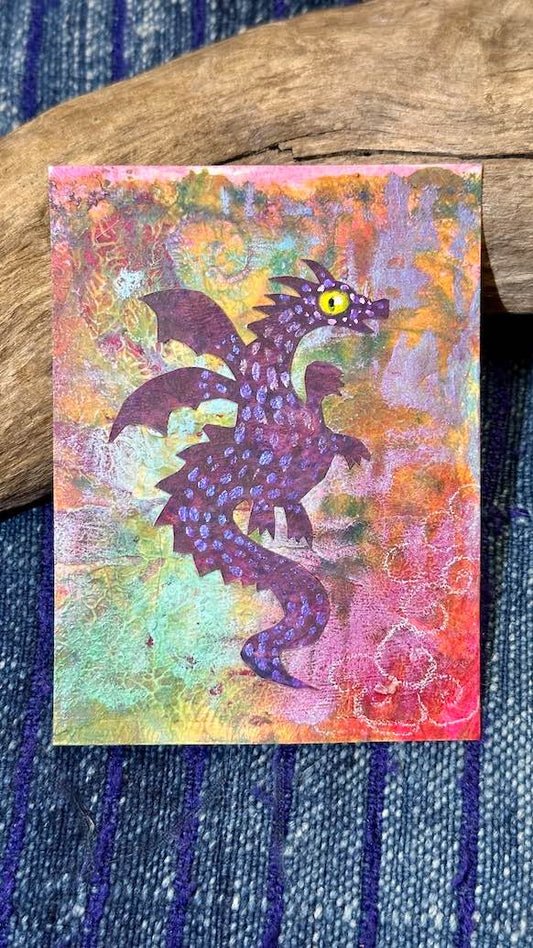 Here Be Dragons Collage by Andrew Thornton — Robin