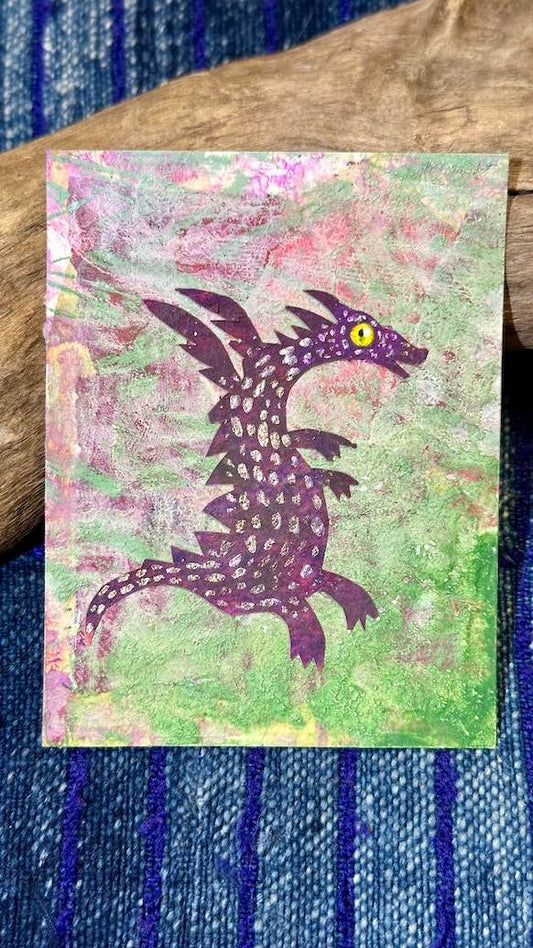 Here Be Dragons Collage by Andrew Thornton — Rowan