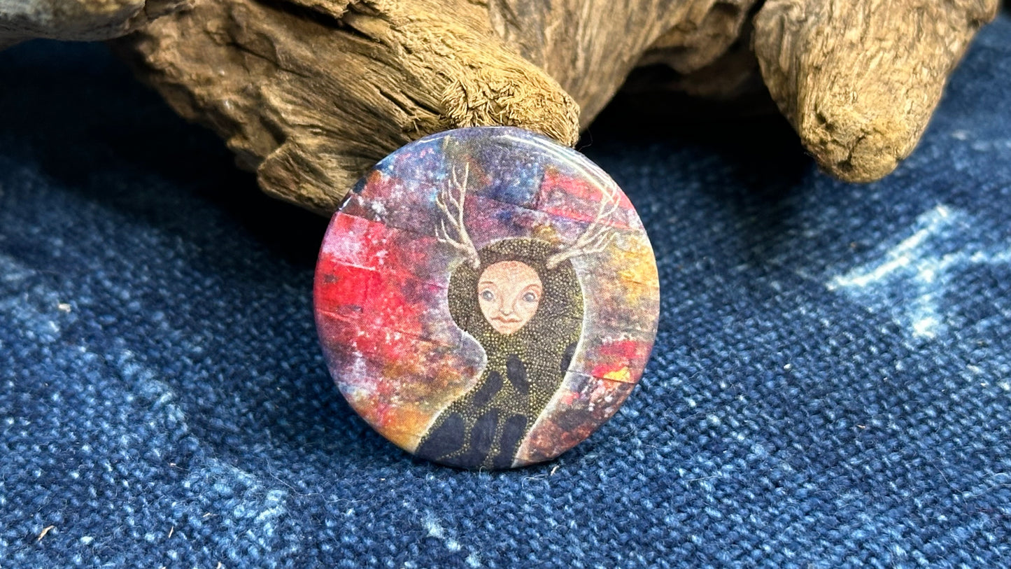 Original Art Button Pin