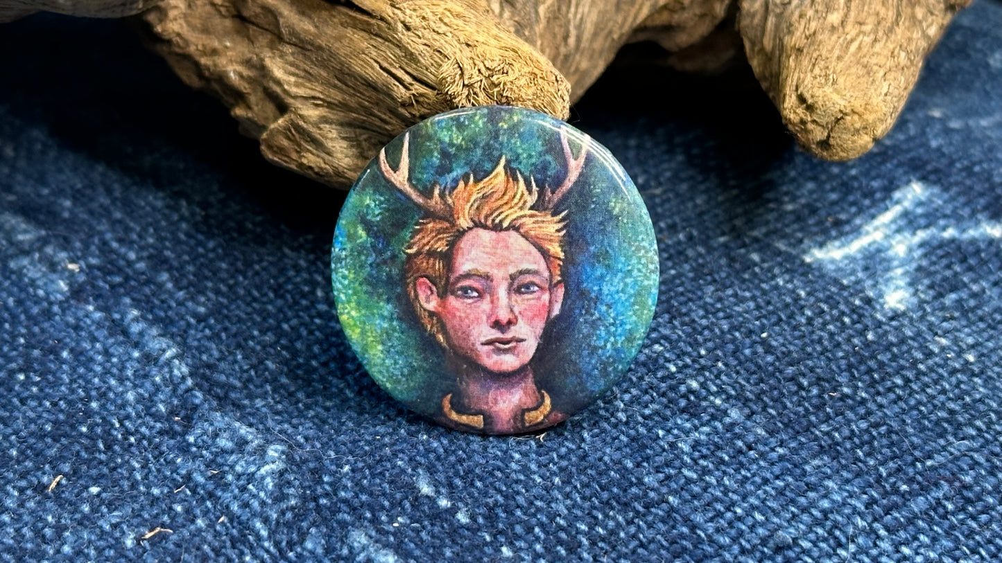 Original Art Button Pin