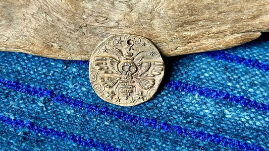 Bronze Pendant by Andrew Thornton - Death's-head Hawkmoth