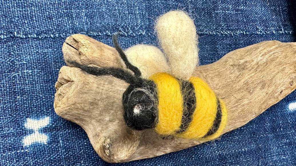 In-Person Felting Class—Bumblebee