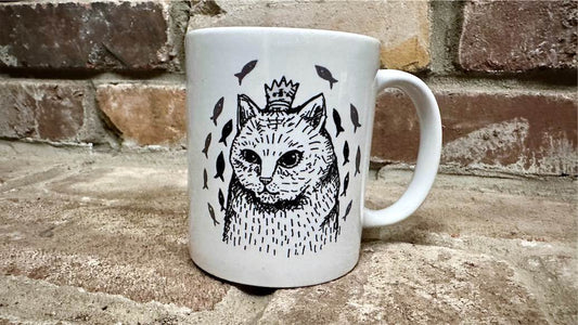 Allegory Gallery 12oz. Mug — King Kitty / Queen Kitty