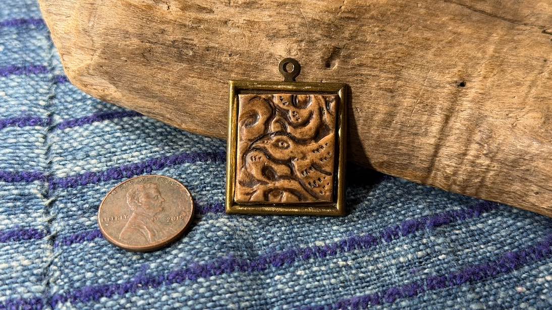 Polymer Clay Pendant by Andrew Thornton