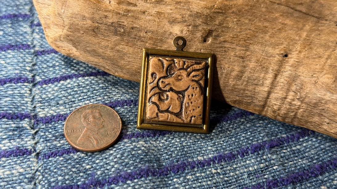 Polymer Clay Pendant by Andrew Thornton