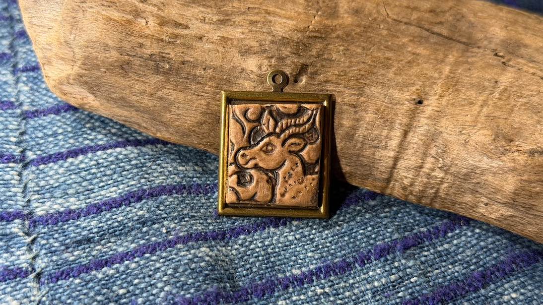 Polymer Clay Pendant by Andrew Thornton