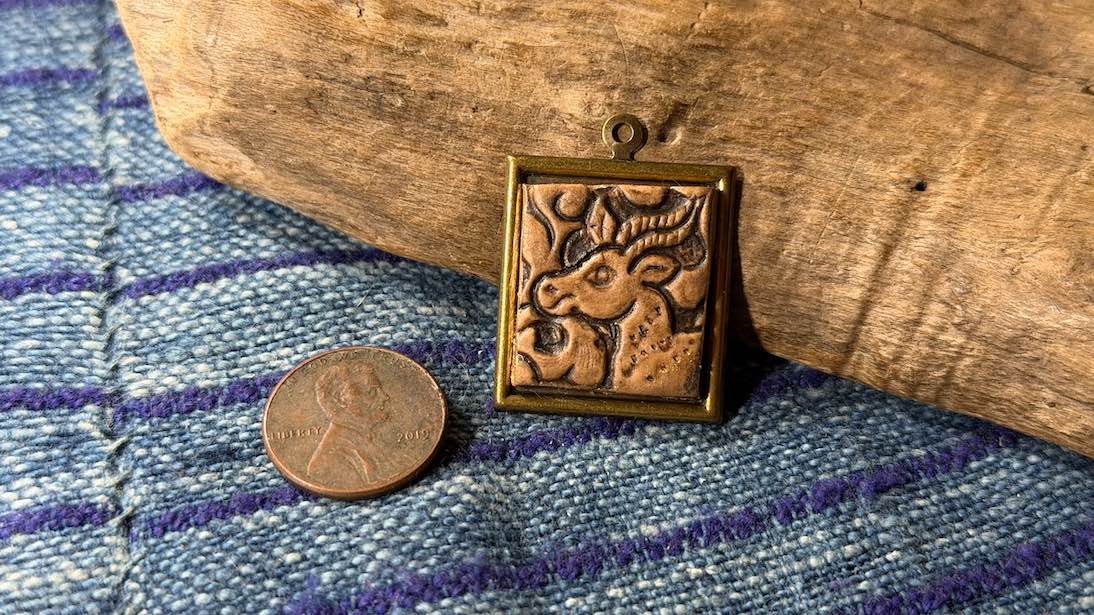 Polymer Clay Pendant by Andrew Thornton