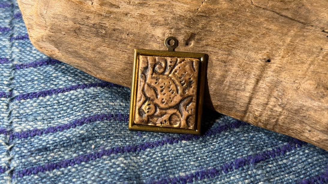 Polymer Clay Pendant by Andrew Thornton