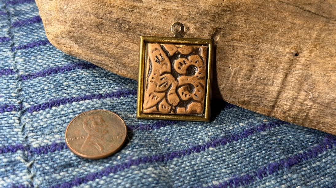 Polymer Clay Pendant by Andrew Thornton