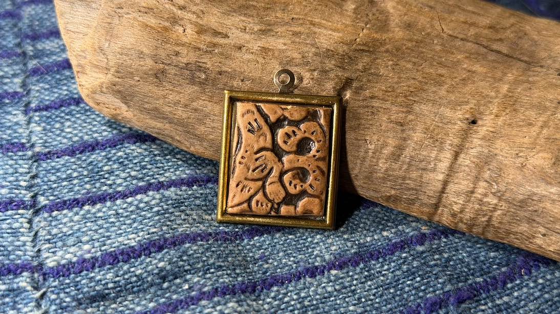 Polymer Clay Pendant by Andrew Thornton