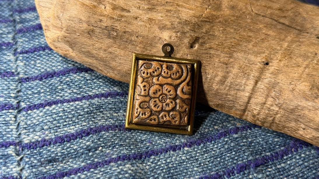 Polymer Clay Pendant by Andrew Thornton