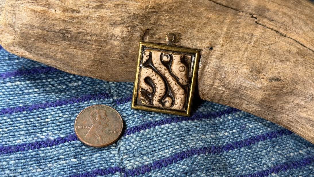 Polymer Clay Pendant by Andrew Thornton