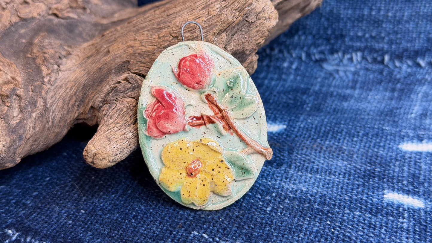 Artisan Ceramic Pendant by Harry Wood