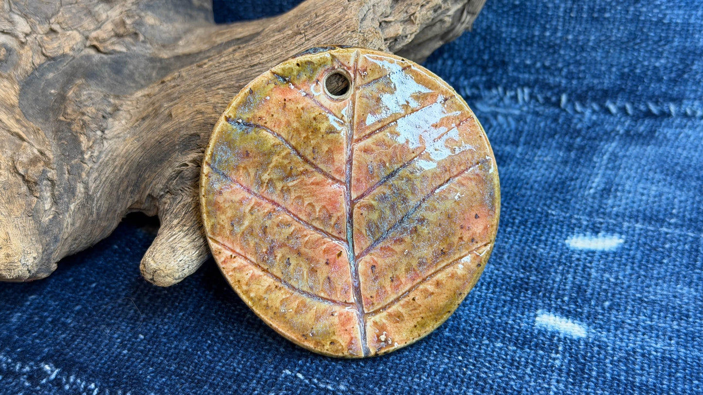 Artisan Ceramic Pendant by Harry Wood