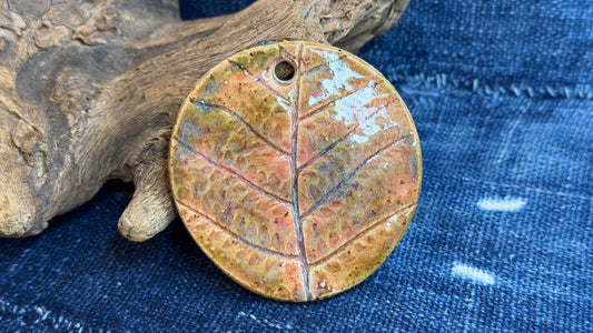 Artisan Ceramic Pendant by Harry Wood