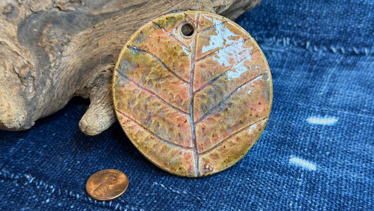 Artisan Ceramic Pendant by Harry Wood