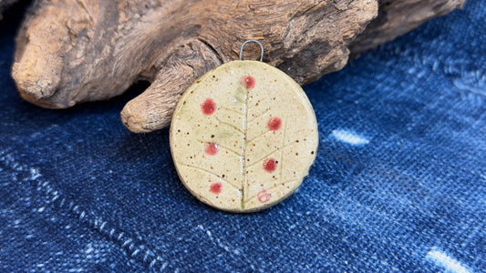 Artisan Ceramic Pendant by Harry Wood