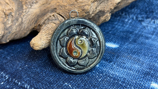 Artisan Ceramic Pendant by Harry Wood