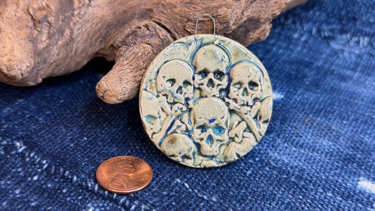 Artisan Ceramic Pendant by Harry Wood
