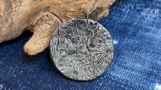 Artisan Ceramic Pendant by Harry Wood