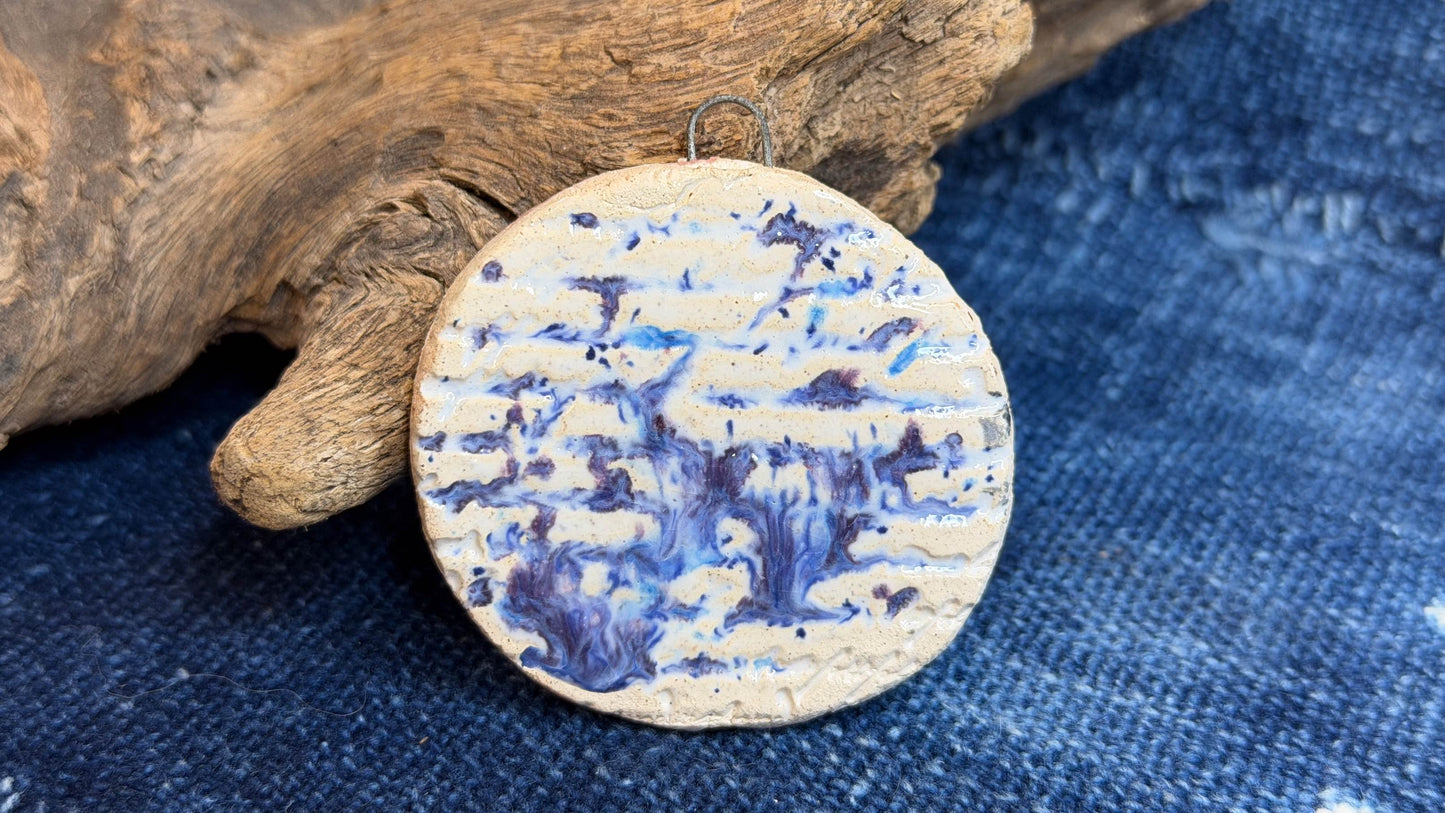 Artisan Ceramic Pendant by Harry Wood