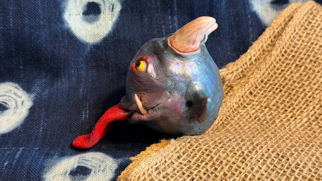 Krampus Sculpture/Ornament by Andrew Thornton