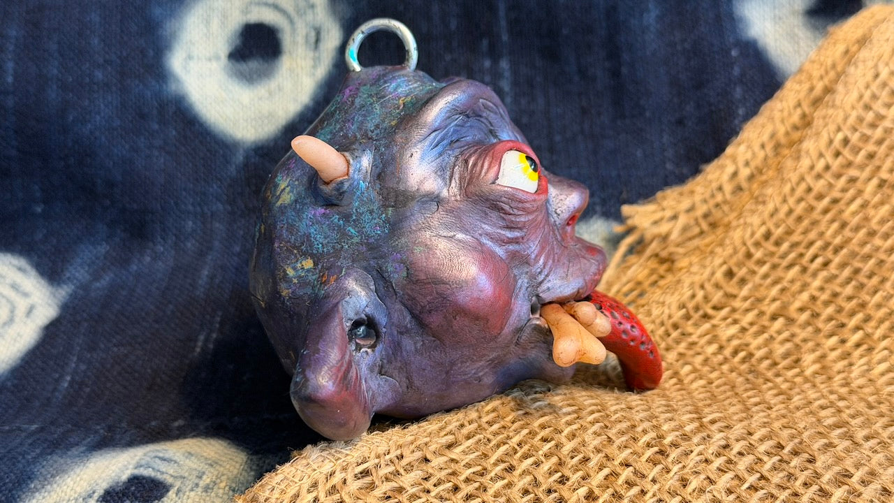 Krampus Sculpture/Ornament by Andrew Thornton