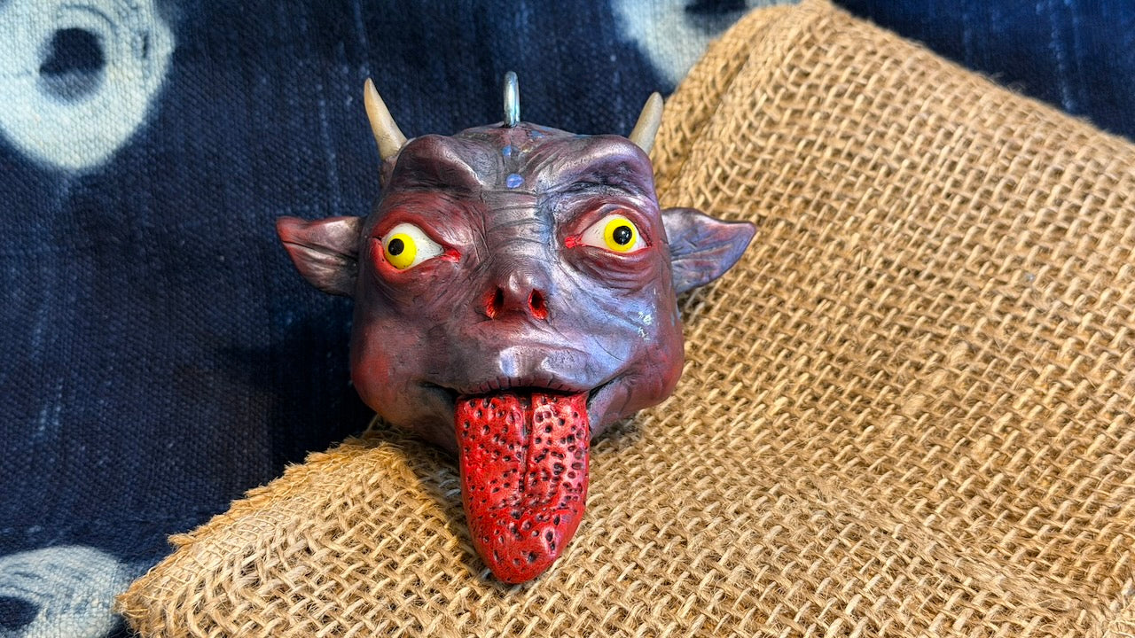 Krampus Sculpture/Ornament by Andrew Thornton