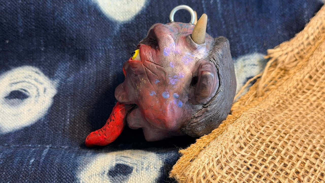 Krampus Sculpture/Ornament by Andrew Thornton