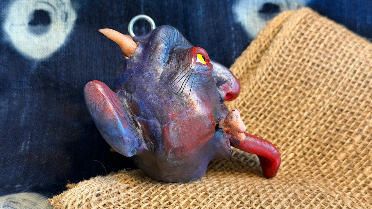 Krampus Sculpture/Ornament by Andrew Thornton