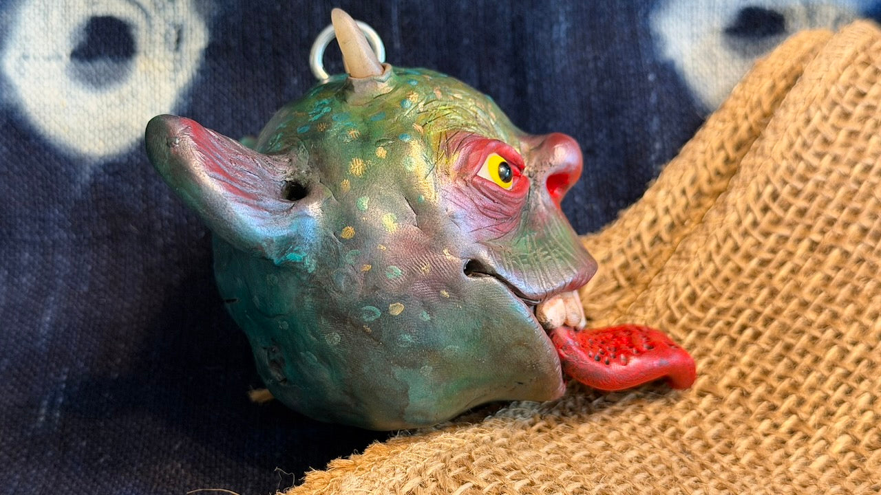 Krampus Sculpture/Ornament by Andrew Thornton