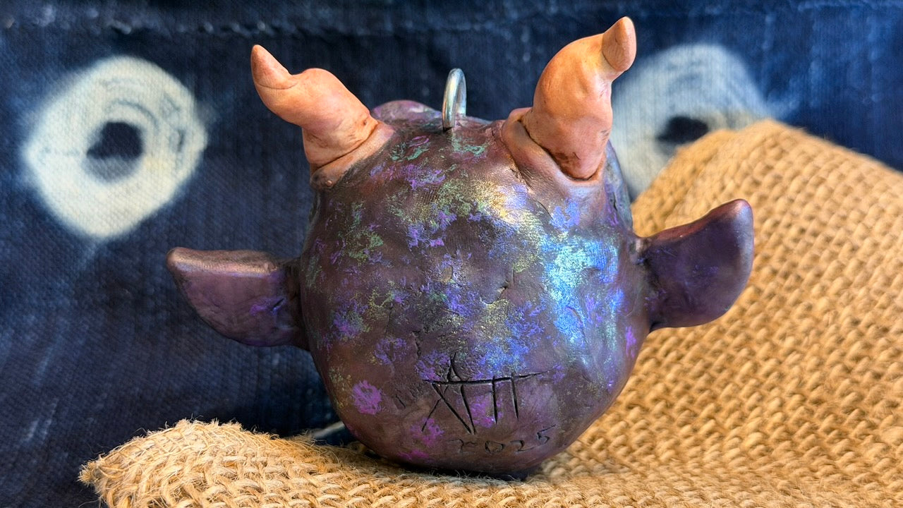 Krampus Sculpture/Ornament by Andrew Thornton