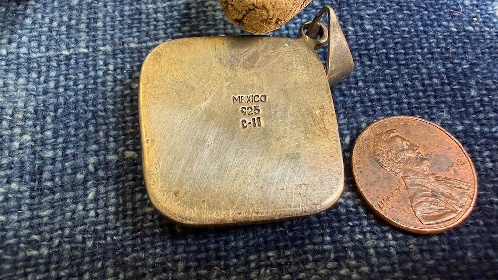 Vintage Sterling Silver Pendant