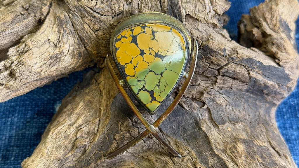 Vintage Sterling Silver Pendant / Pin