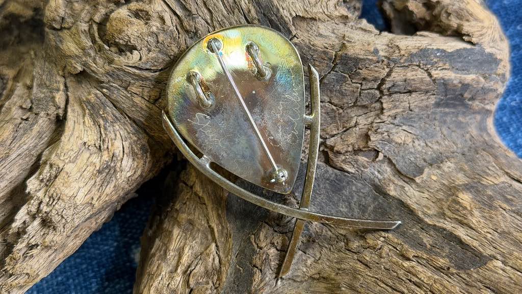 Vintage Sterling Silver Pendant / Pin