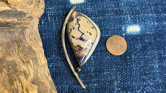 Vintage Sterling Silver Pendant / Pin