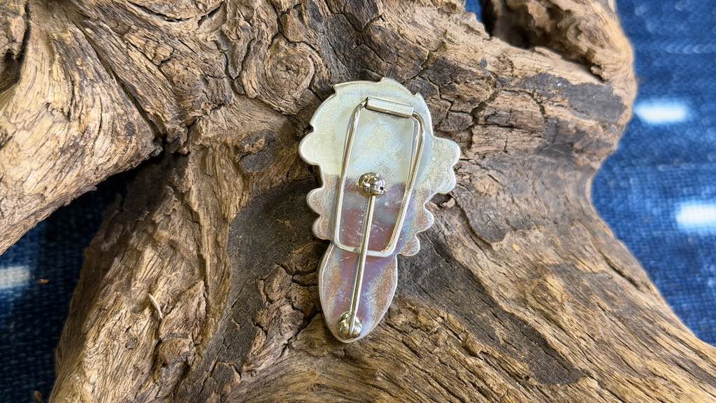 Vintage Sterling Silver Pendant / Pin