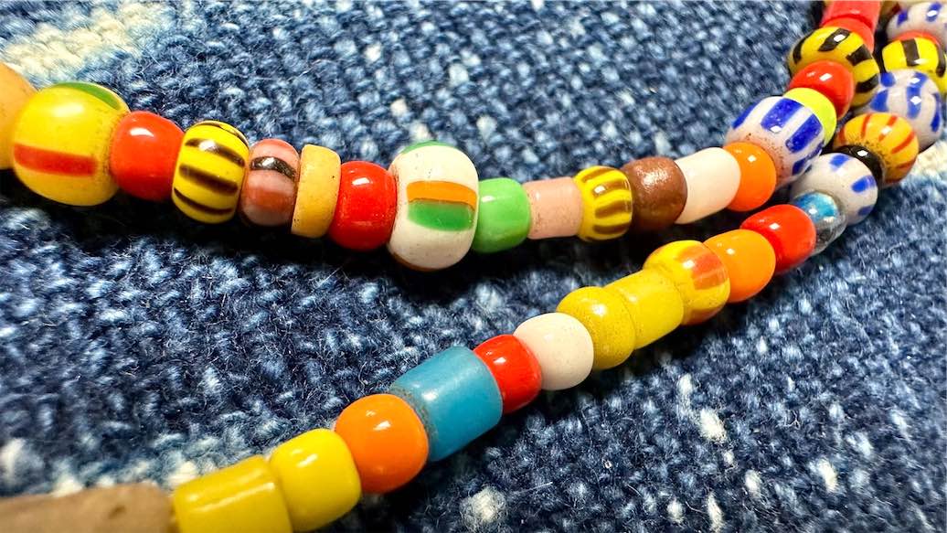 African Christmas Bead Strand - 3mm - 6mm - 24”