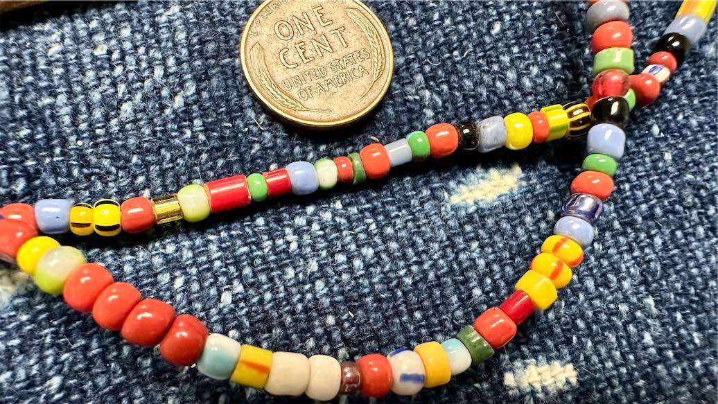 African Christmas Bead Strand - 3mm - 6mm - 20”