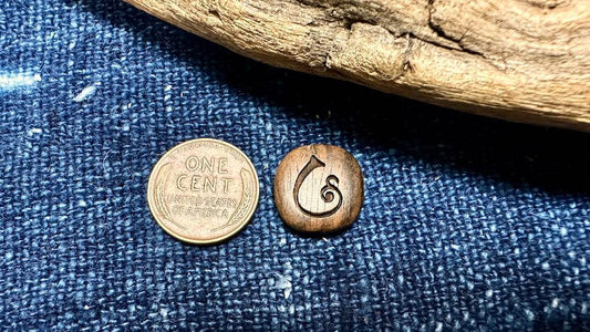 Lillypilly Wooden Square Bead - Tiger Ebony - 15mm