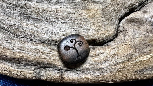 Lillypilly Wooden Square Bead - Tiger Ebony - 15mm