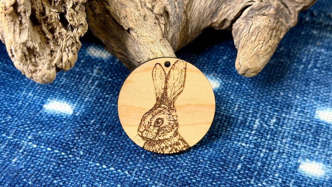 Limited Edition Wooden Pendant by Andrew Thornton