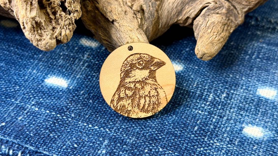 Limited Edition Wooden Pendant by Andrew Thornton