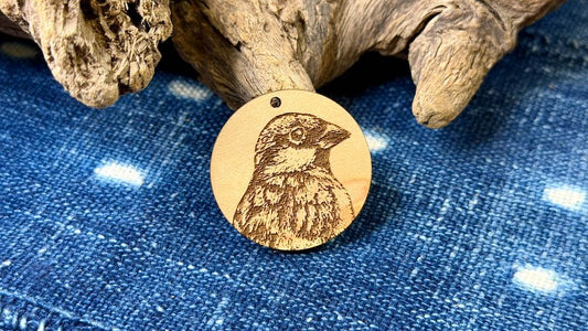 Limited Edition Wooden Pendant by Andrew Thornton