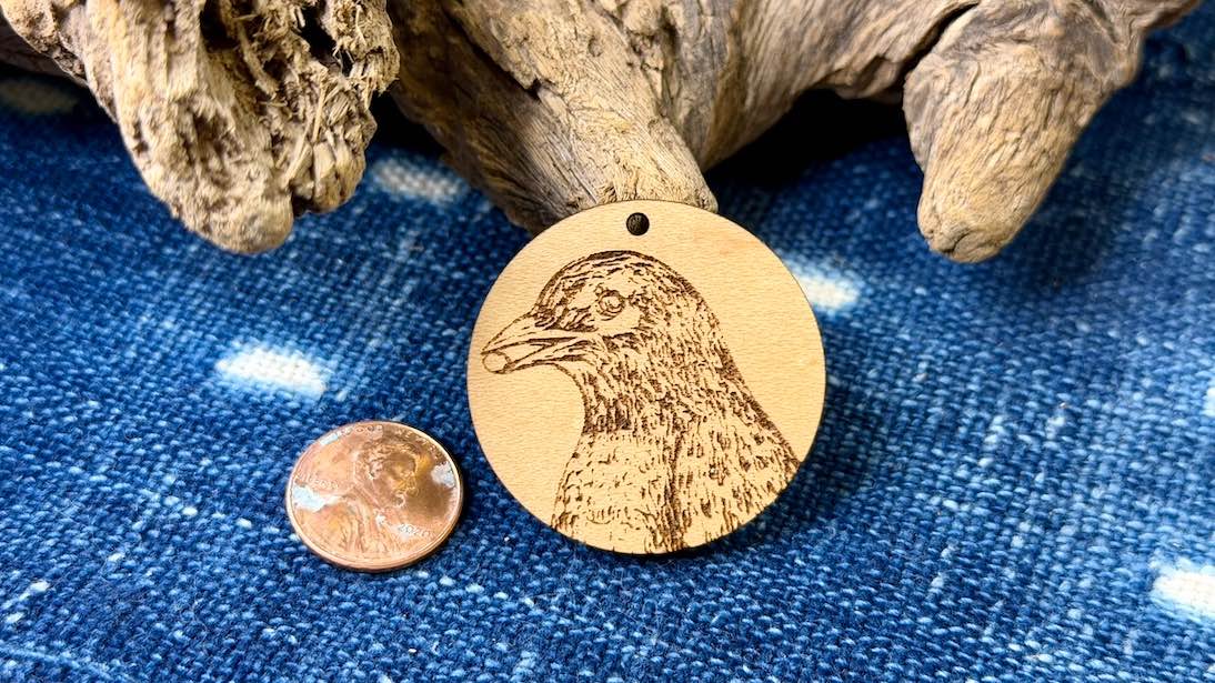 Limited Edition Wooden Pendant by Andrew Thornton