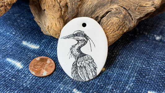 Laser-Etched Enamel Pendant by Andrew Thornton